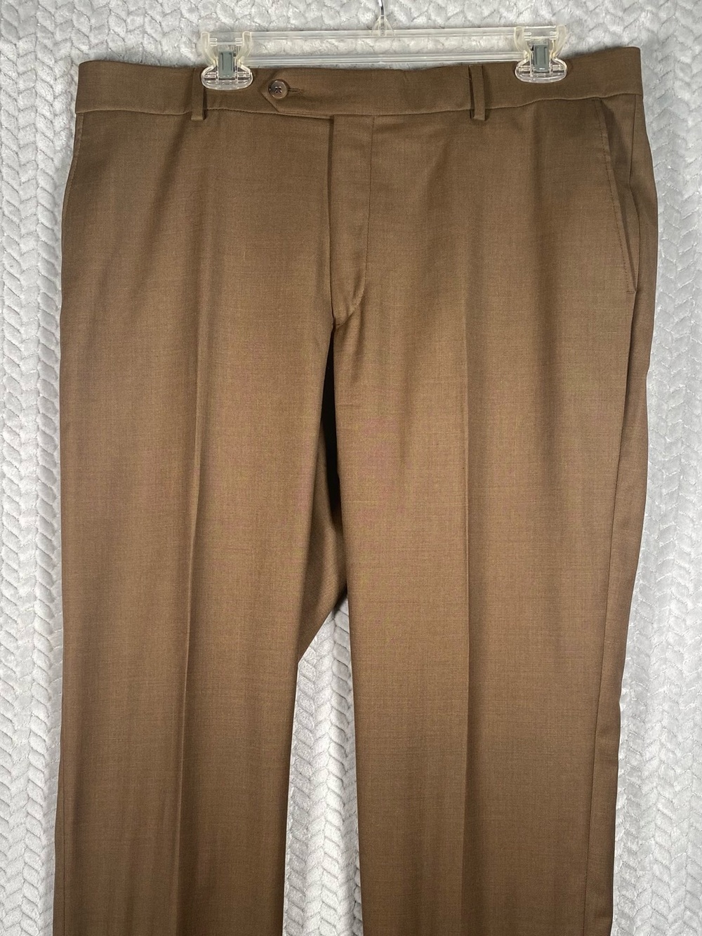 Ballin Comfort EZE Super 120s Wool Soho Fit Dress Pants Trousers 38x29.5 Flaw